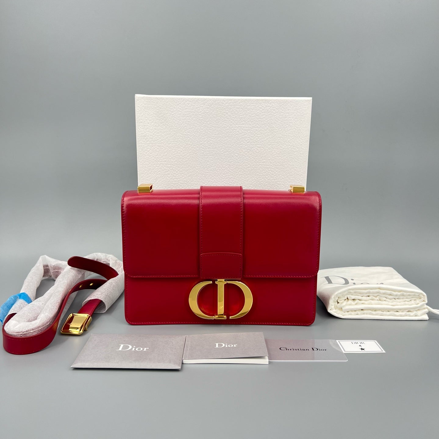 Dior - 30 Montaigne - Leather - Red - (medium)