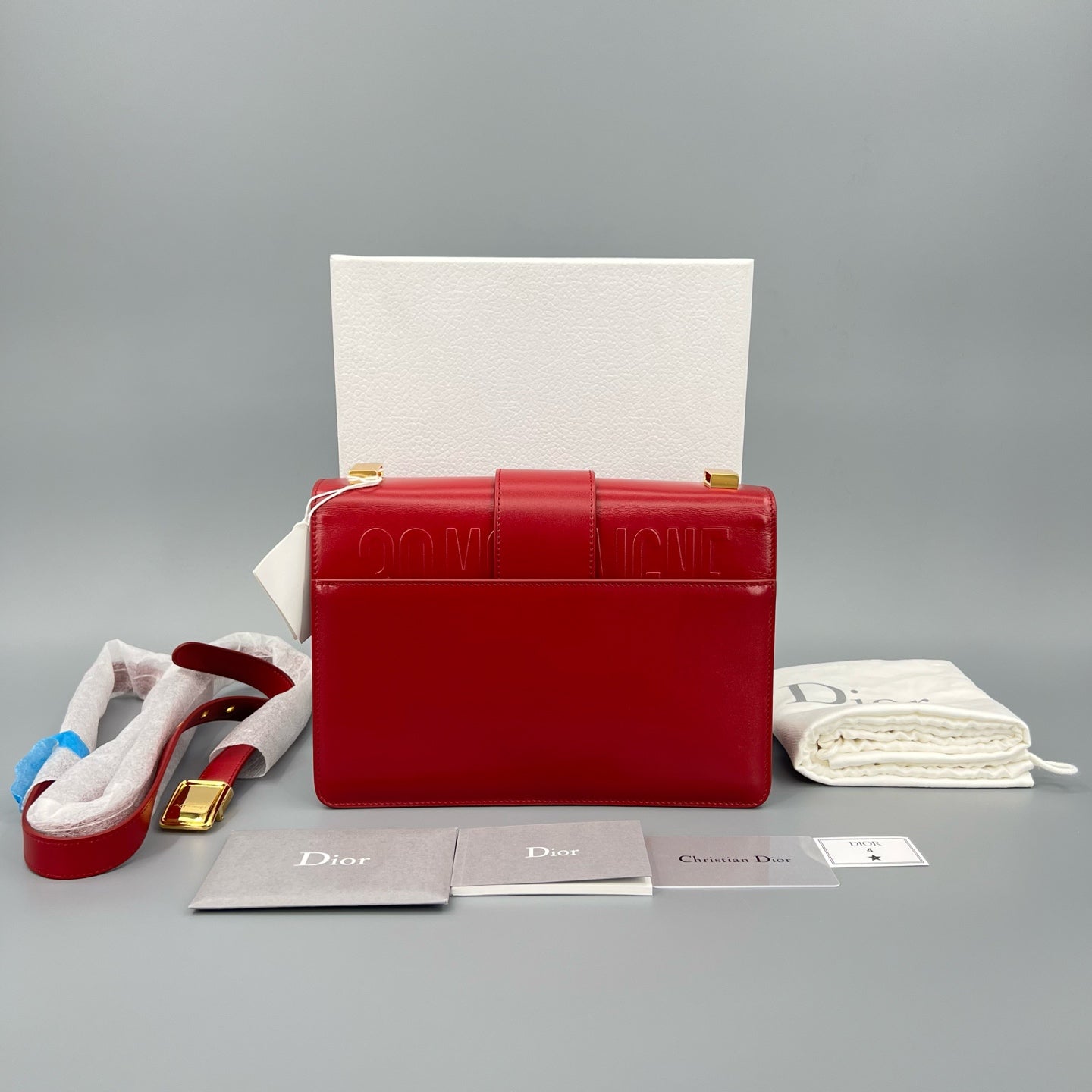 Dior - 30 Montaigne - Leather - Red - (medium)