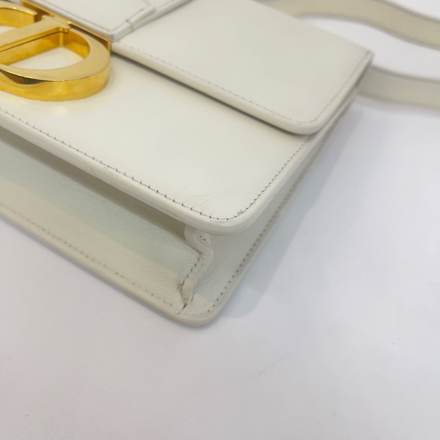 Dior - 30 Montaigne - Leather - White - (medium)