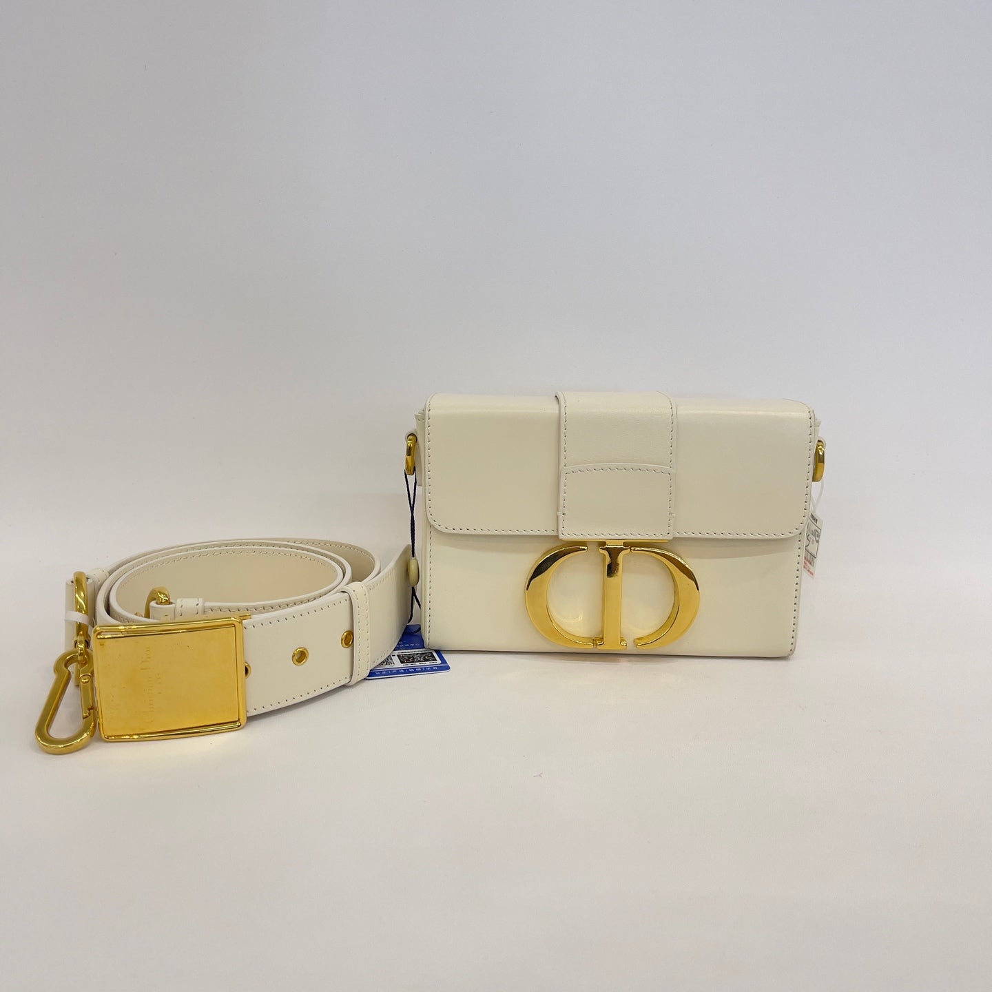 Dior - 30 Montaigne - Leather - White - (mini)