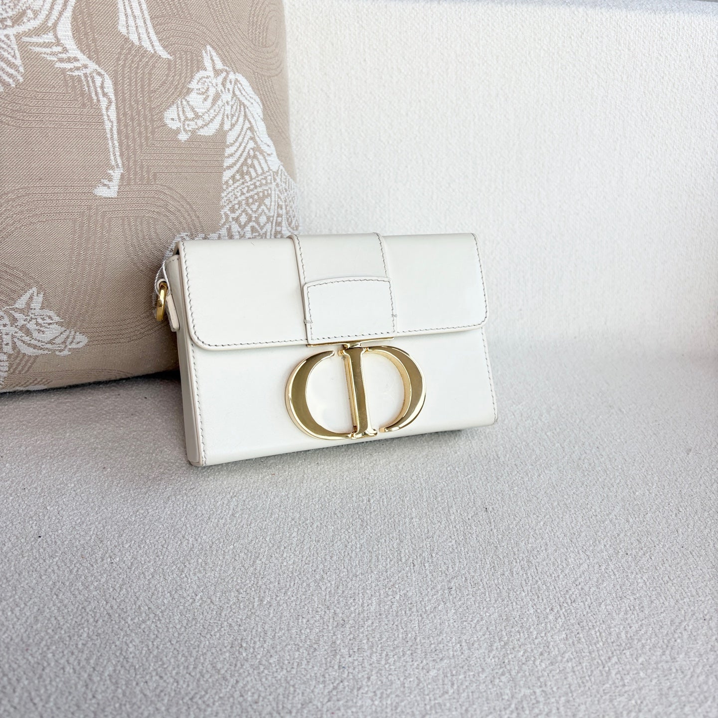 Dior - 30 Montaigne - Leather - White - (mini)