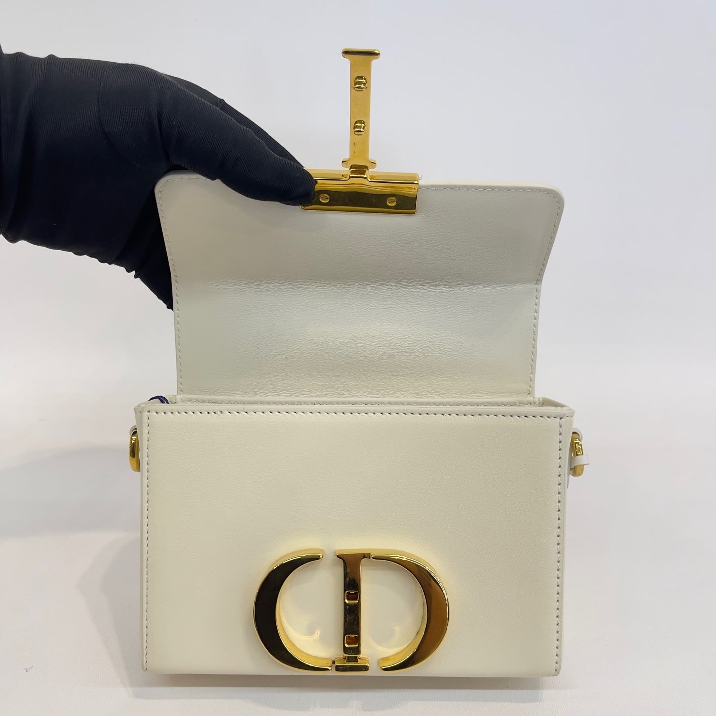 Dior - 30 Montaigne - Leather - White - (mini)