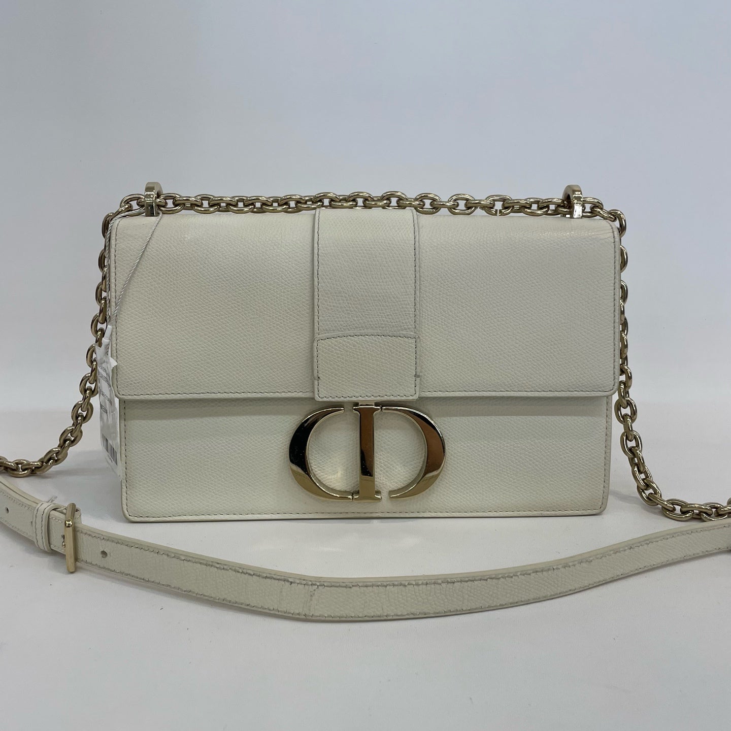 Dior - 30 Montaigne - Leather - White - (small)