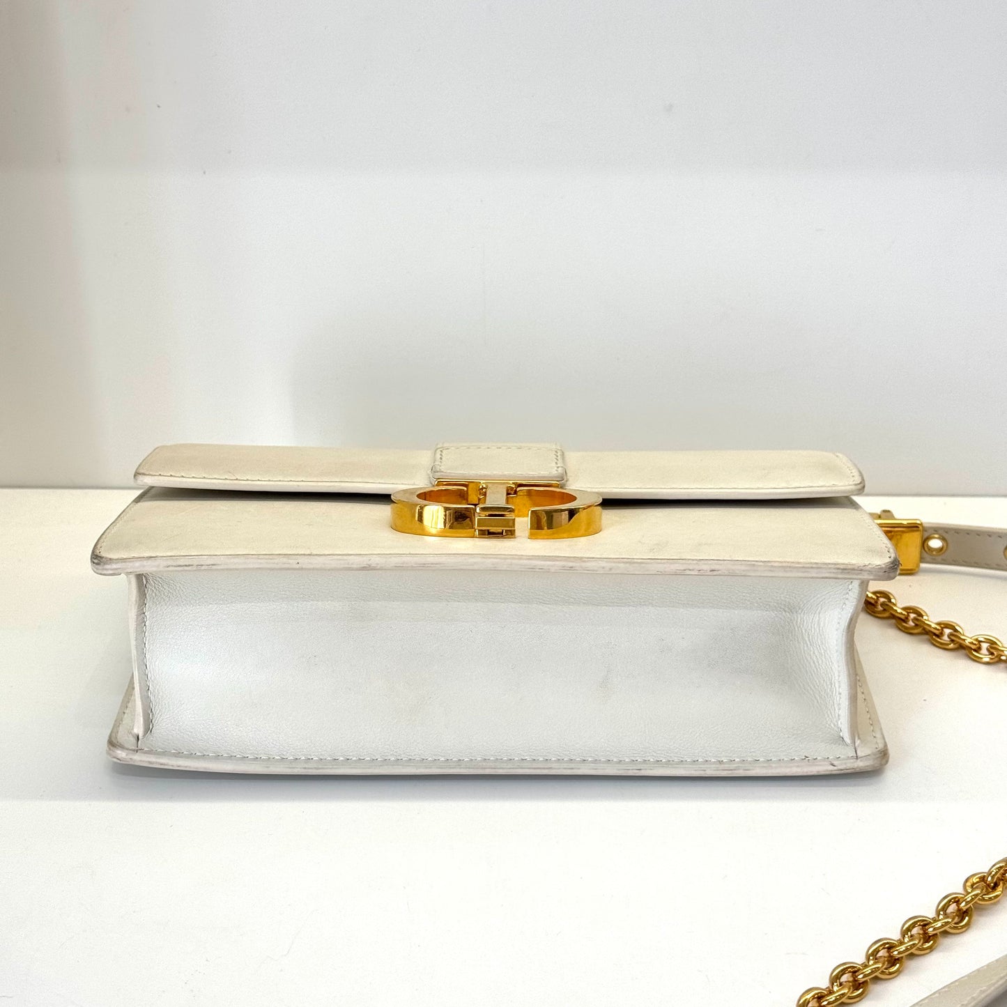Dior - 30 Montaigne - Leather - White - (small)