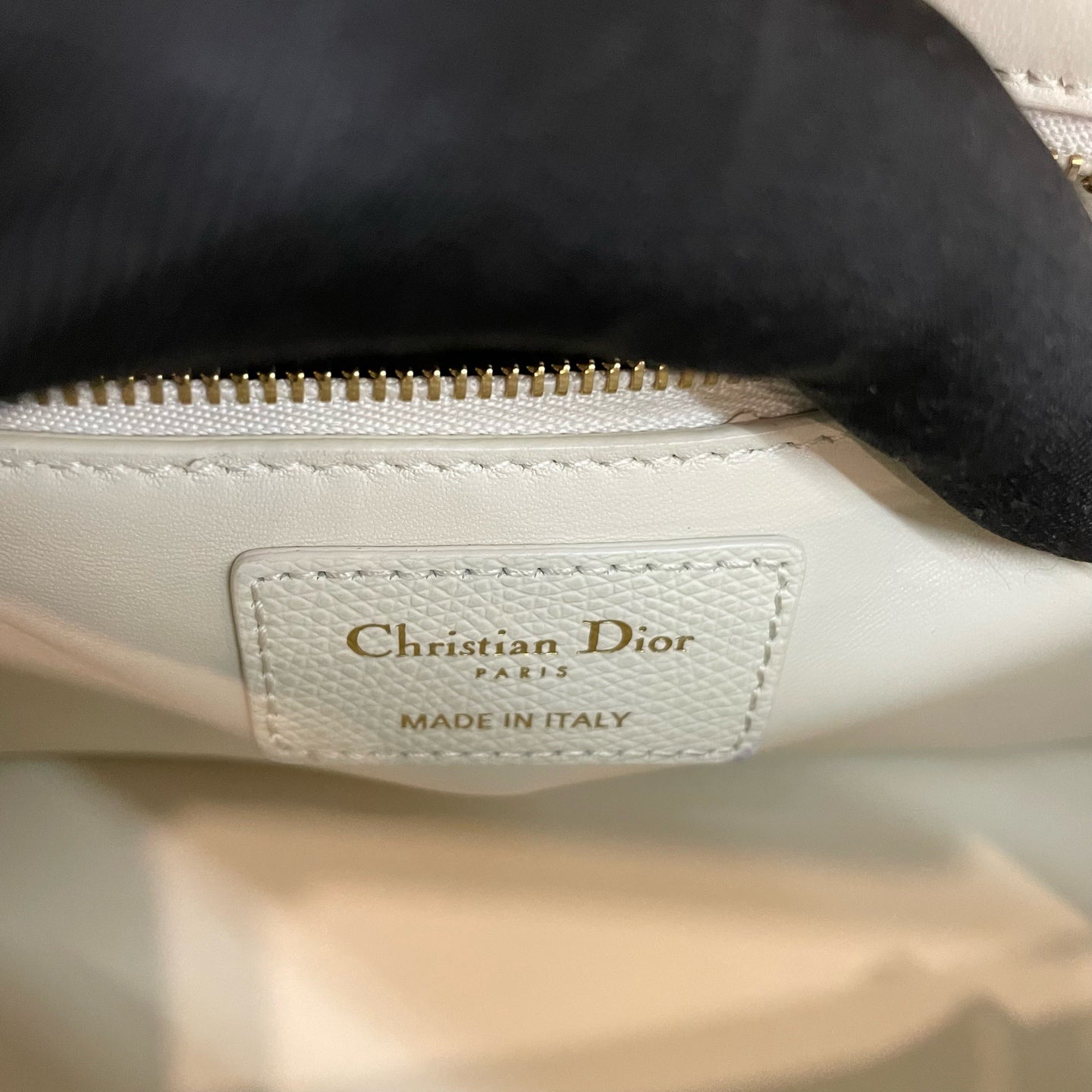 Dior - 30 Montaigne - Leather - White - (small)