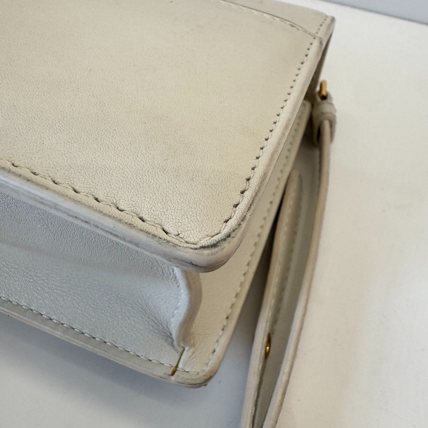 Dior - 30 Montaigne - Leather - White - (small)
