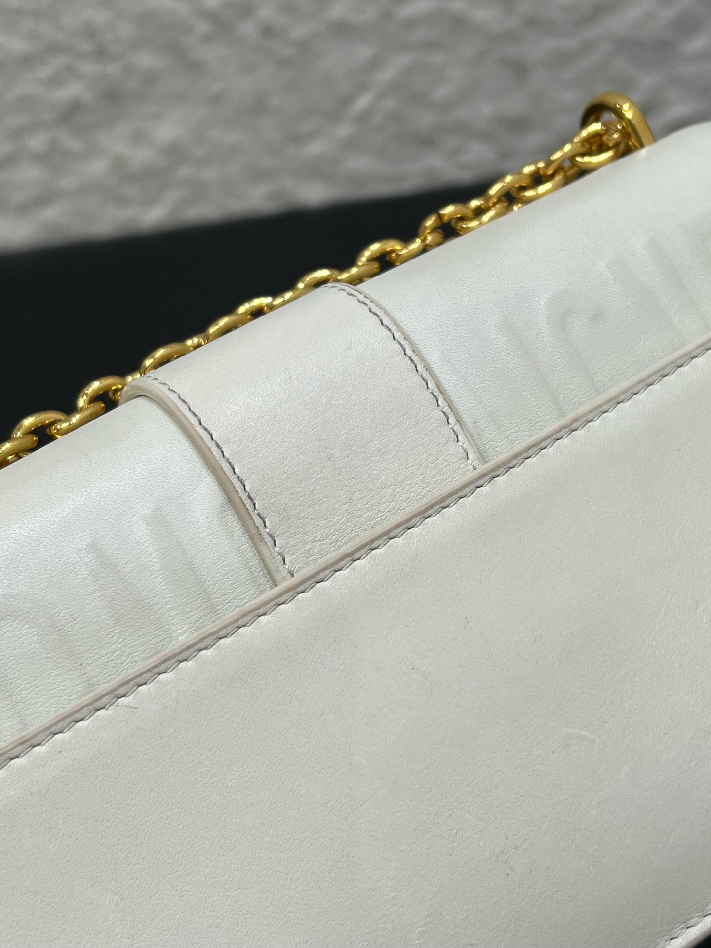 Dior - 30 Montaigne - Leather - White - (small)