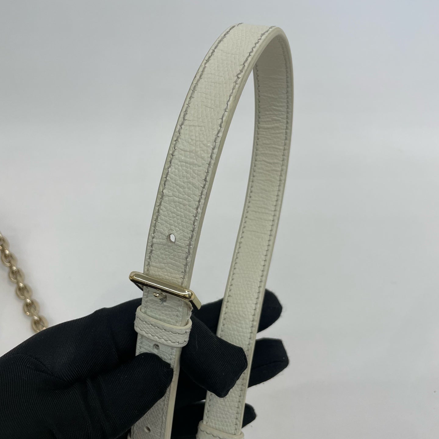 Dior - 30 Montaigne - Leather - White - (small)