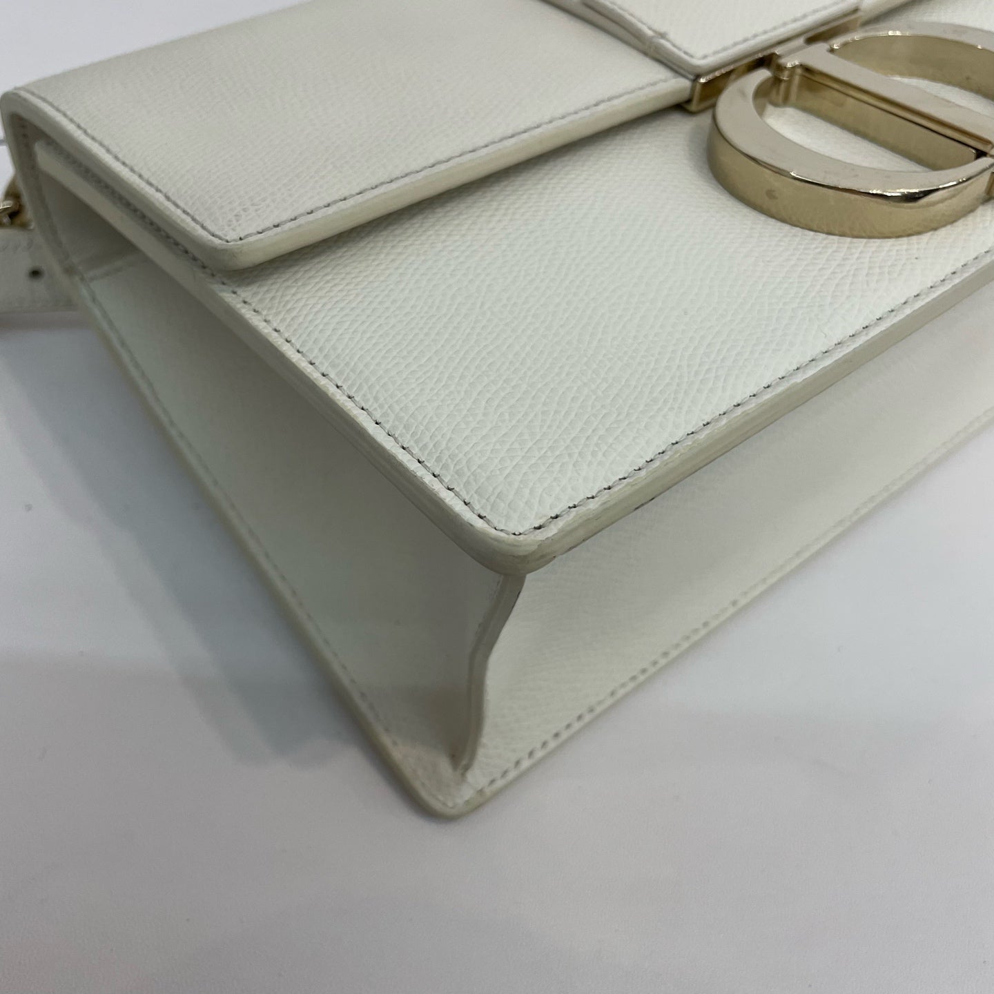 Dior - 30 Montaigne - Leather - White - (small)