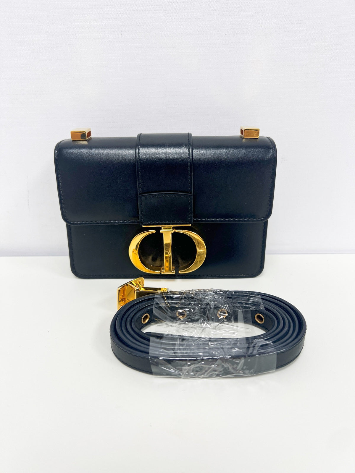 Dior - 30 Montaigne Mini - Leather - Black - (mini)