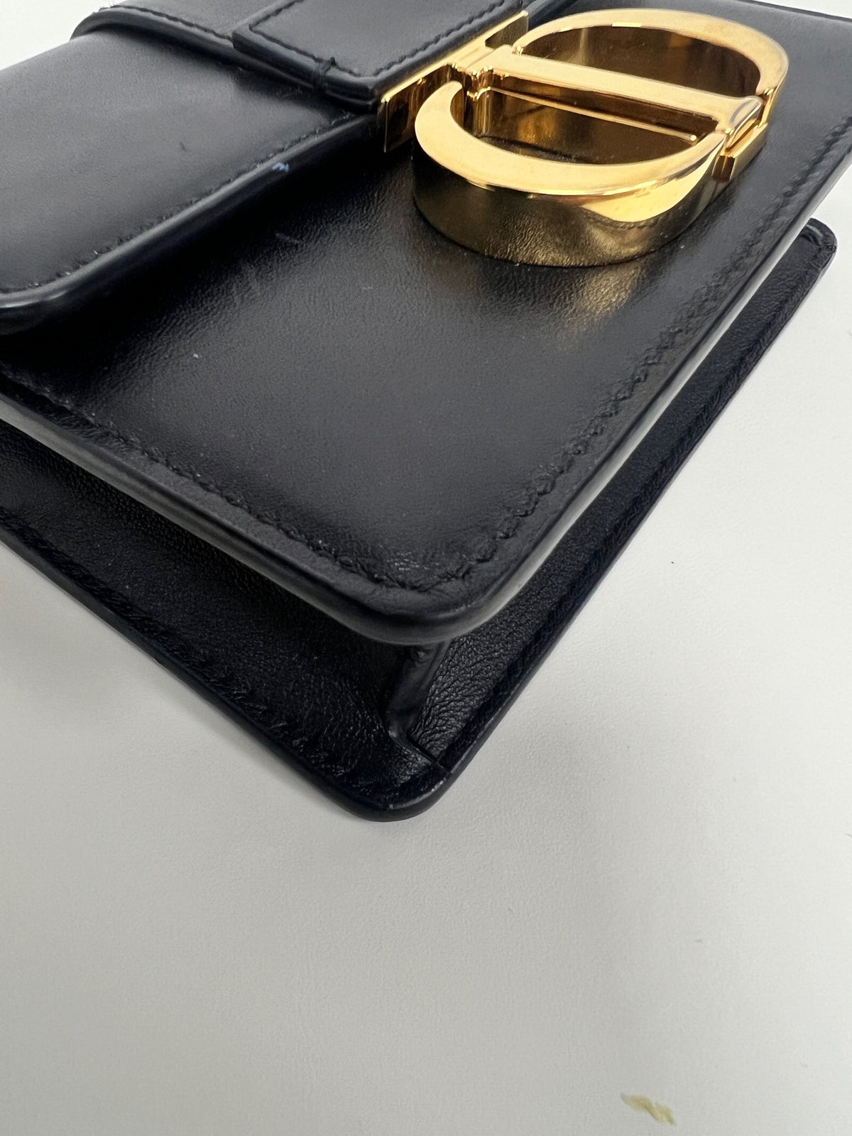 Dior - 30 Montaigne Mini - Leather - Black - (mini)