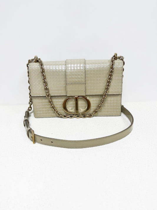 Dior - 30 Montaigne - Patent leather - Beige - (medium)
