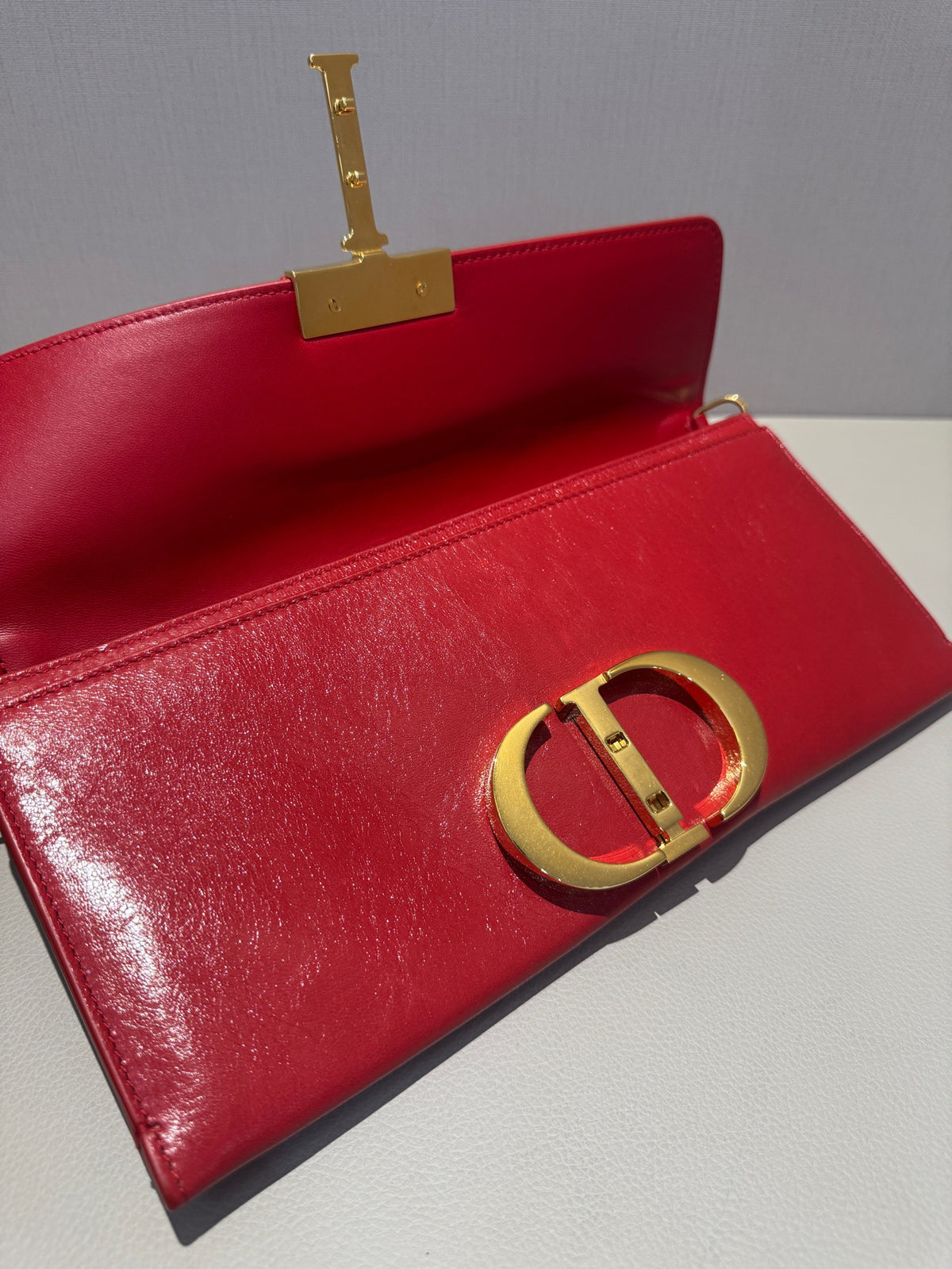 Dior - 30 Montaigne WOC 26 - Leather - Red