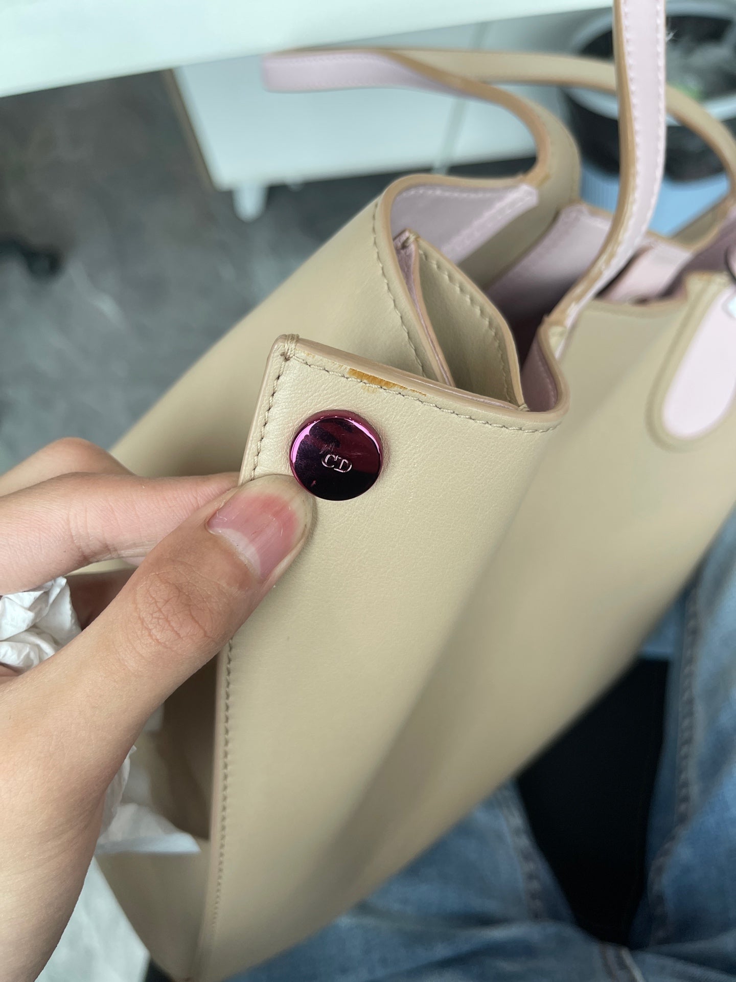 Dior - Addict - Leather - Beige - (medium)