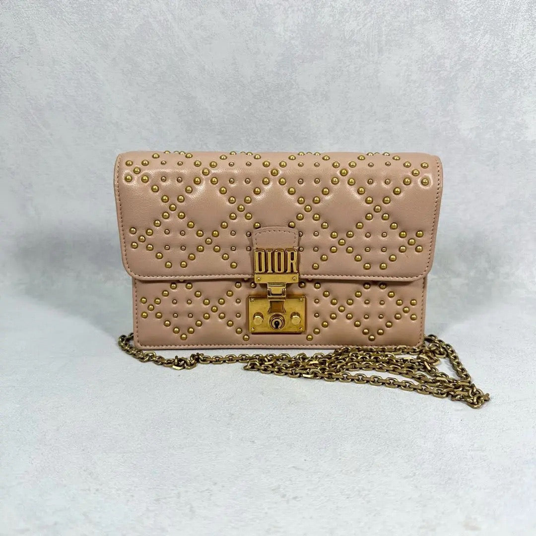 Dior - Addict - Leather - Beige - (mini)