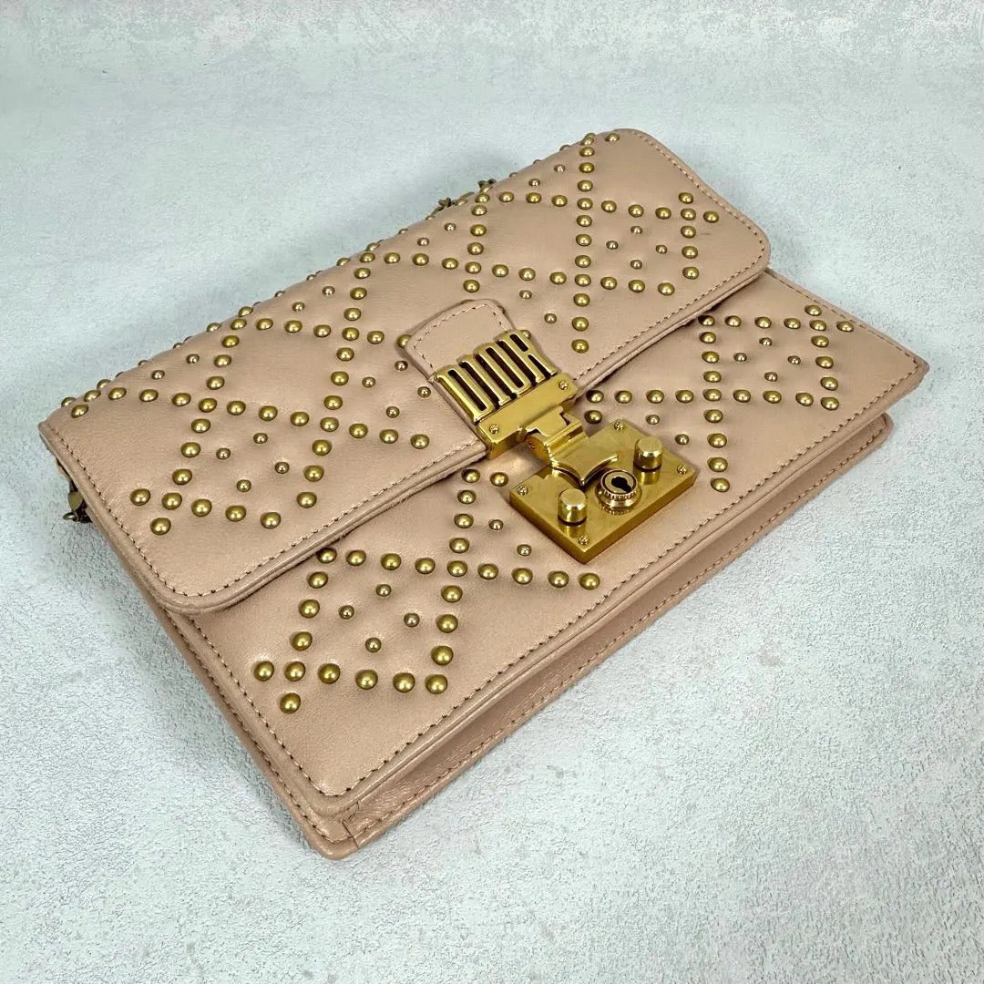 Dior - Addict - Leather - Beige - (mini)