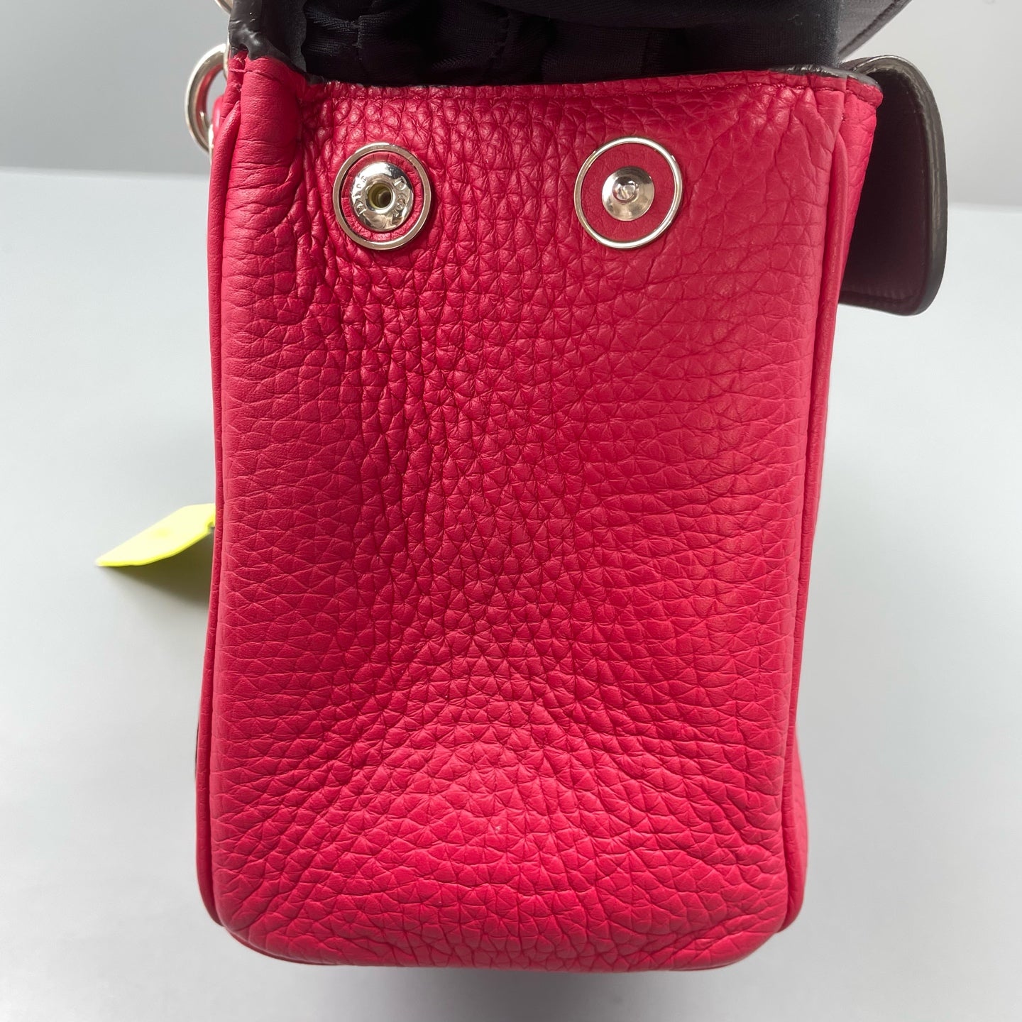 Dior - Be Dior - Grained leather - Rose Red with Silver-Tone Hardware - (small)