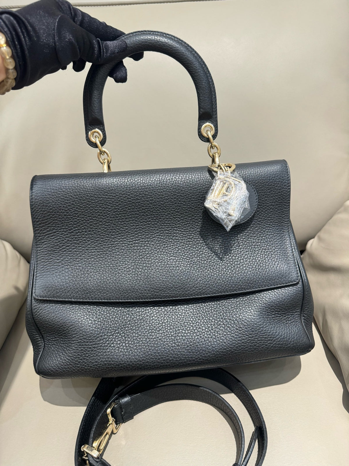 Dior - Be Dior - Leather - Black - (Medium)