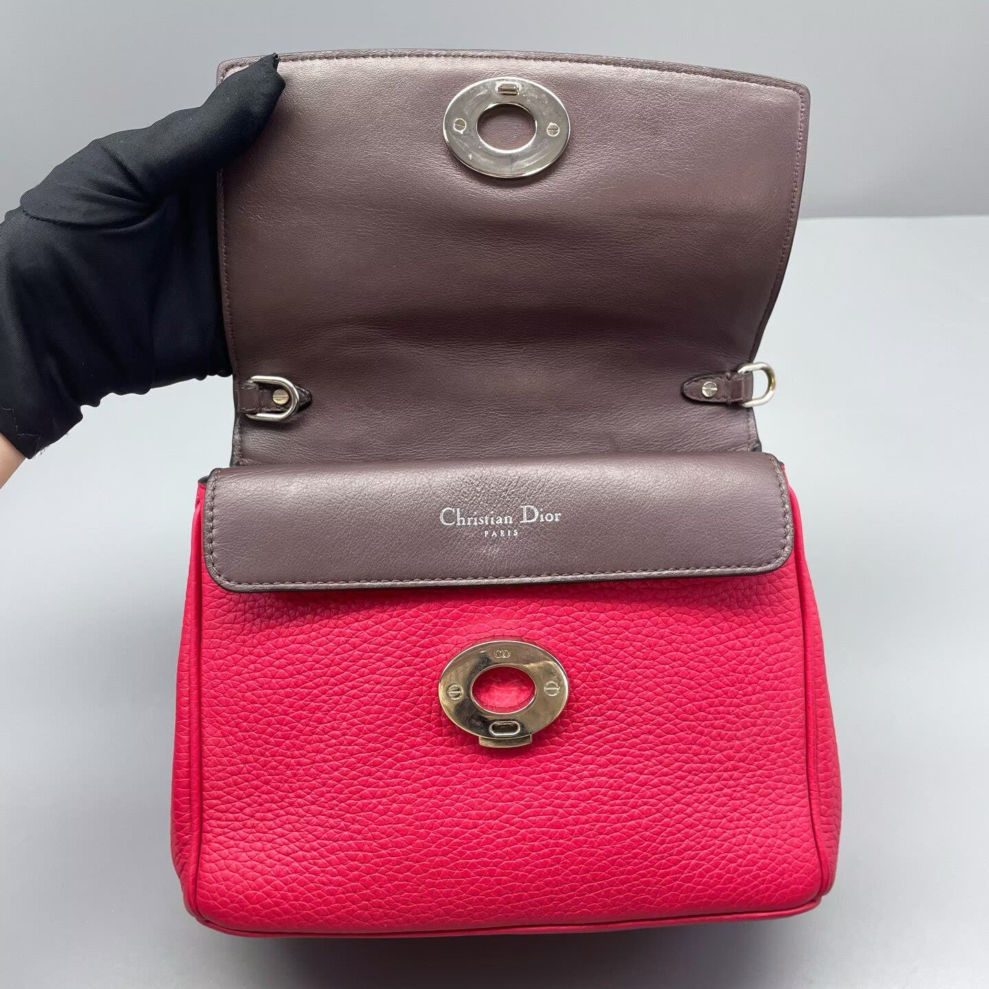 Dior - Be Dior Small - Grained leather - Pink - (small)