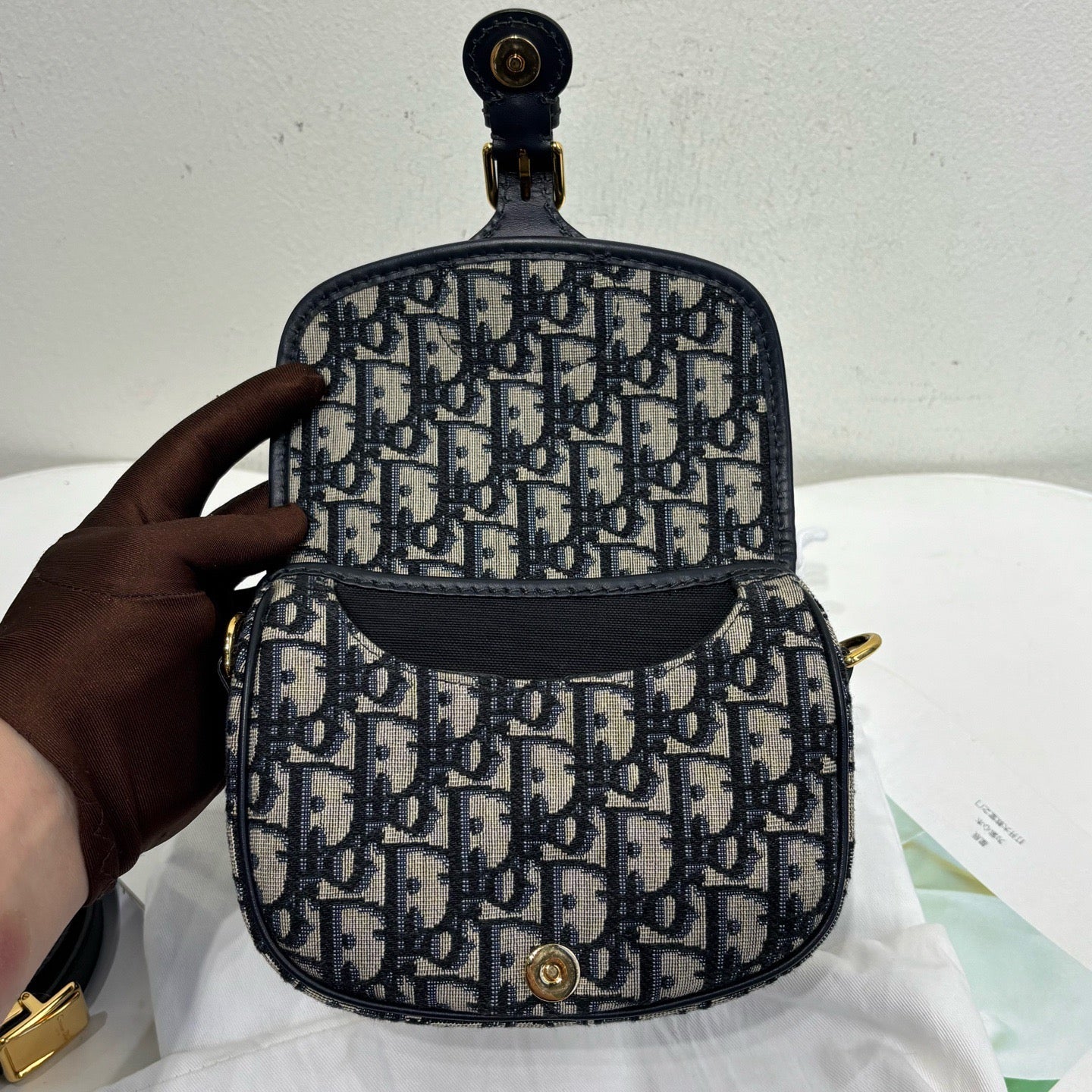 Dior - Bobby Bag - Cloth - Brown - (small)