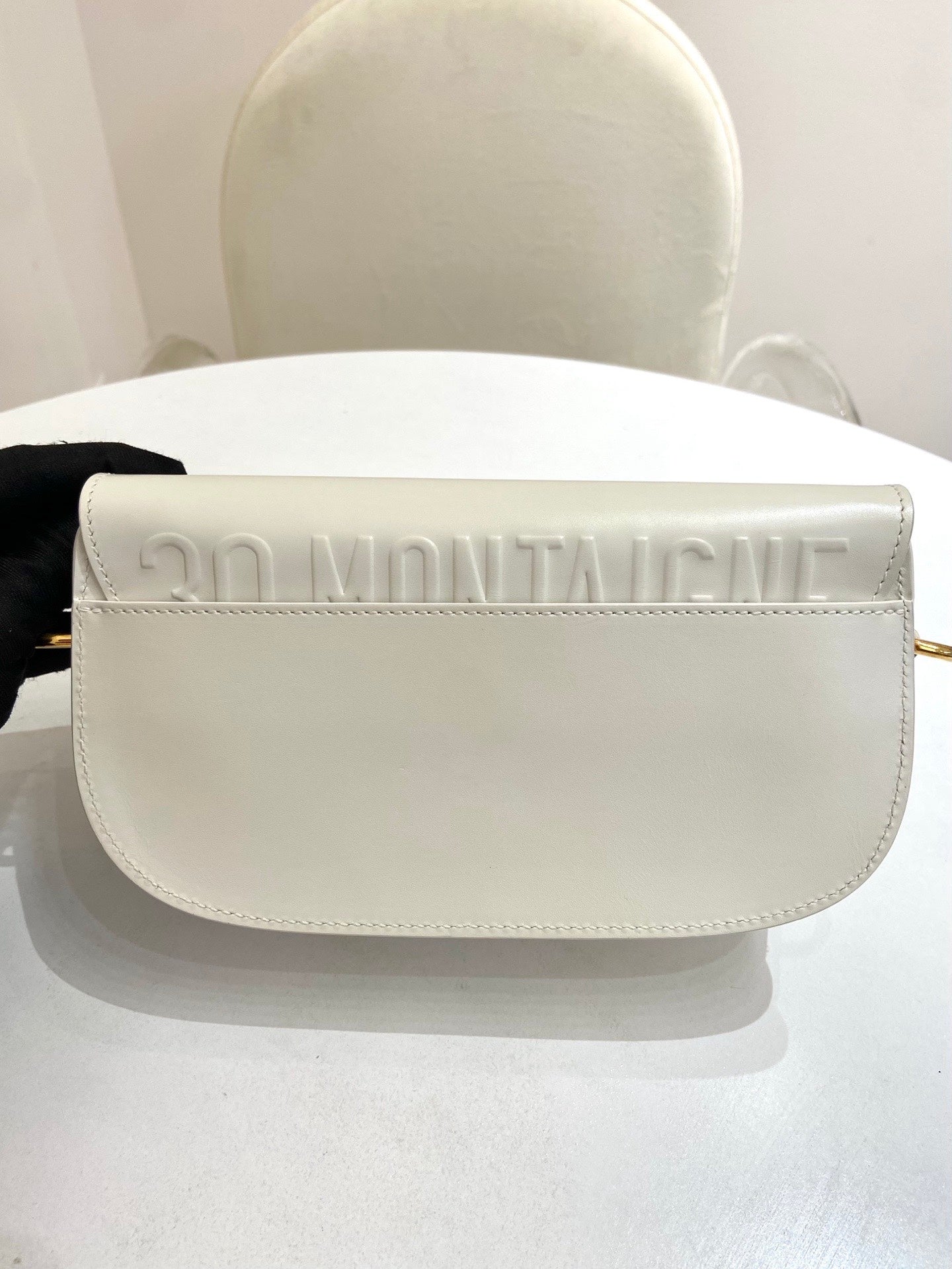 Dior - Bobby Crescent Bag - Leather - White - (small)