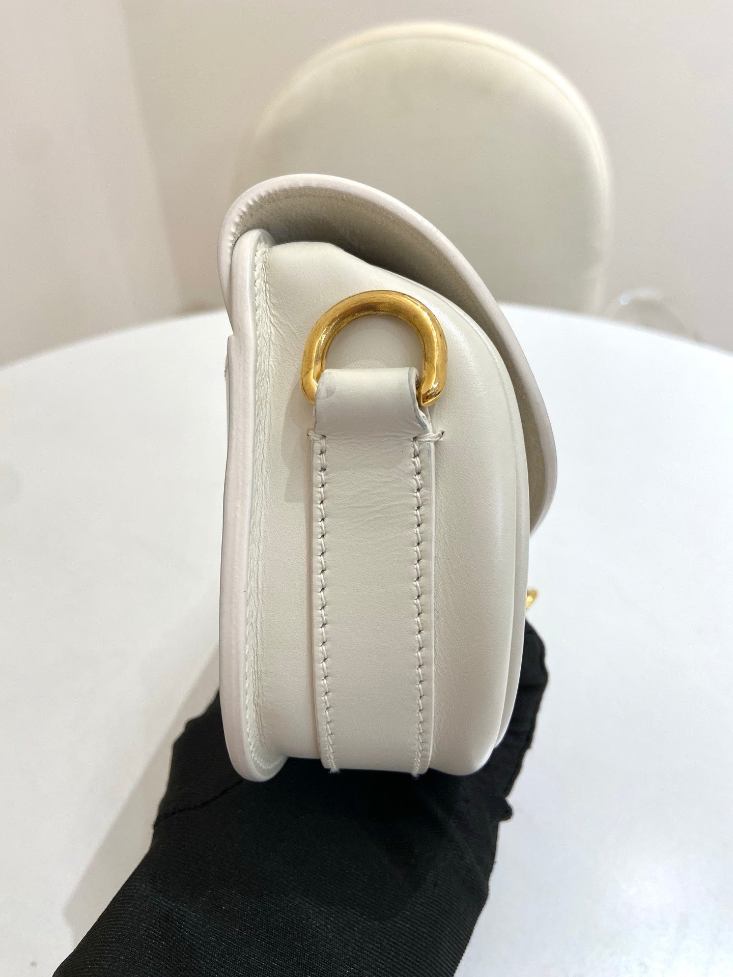 Dior - Bobby Crescent Bag - Leather - White - (small)