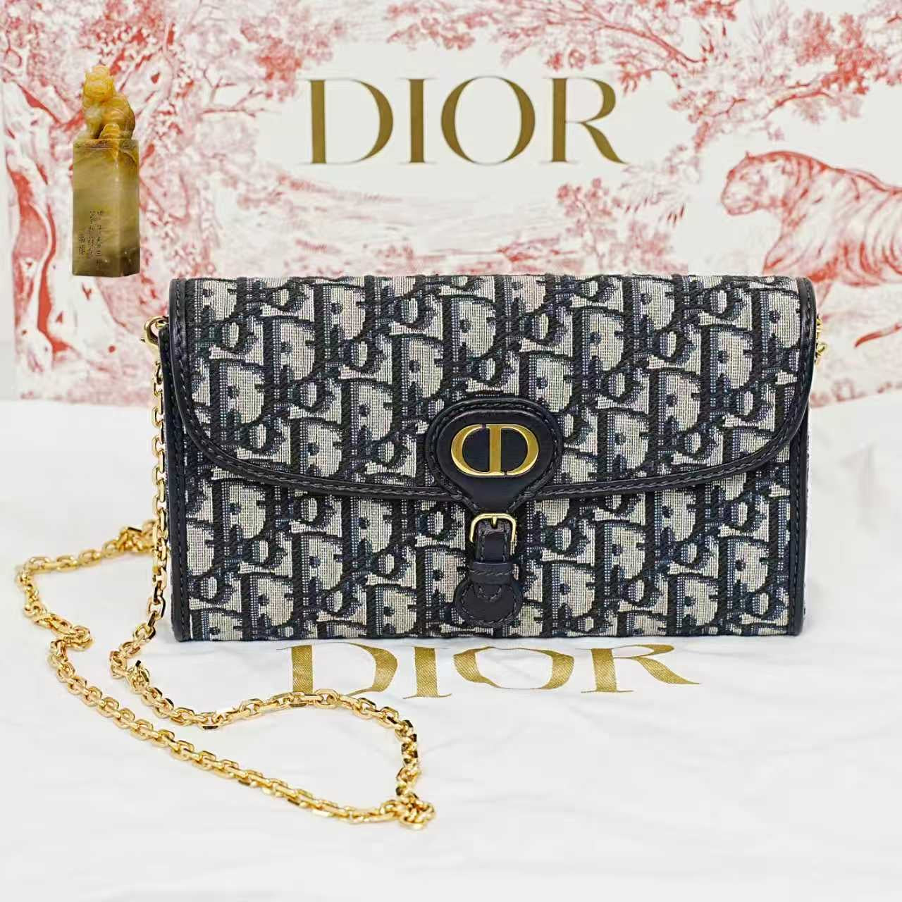 Dior - Bobby East-West - Cloth - Blue - (mini)
