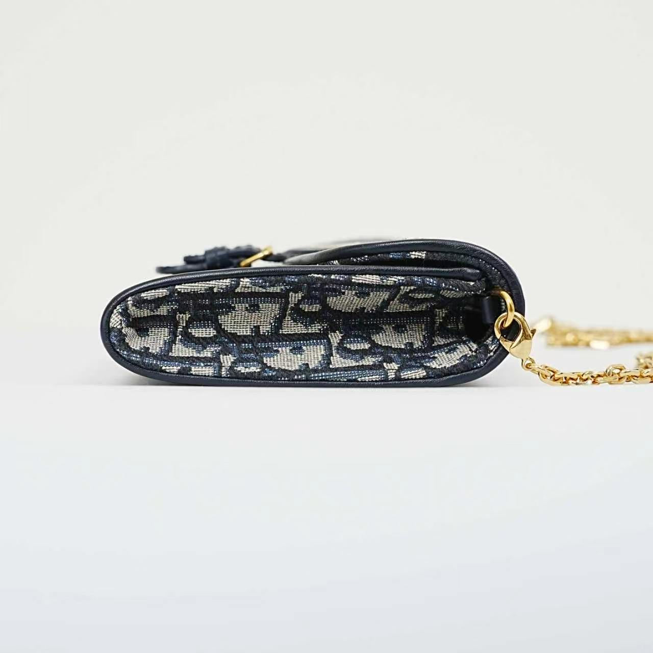Dior - Bobby East-West - Cloth - Blue - (mini)