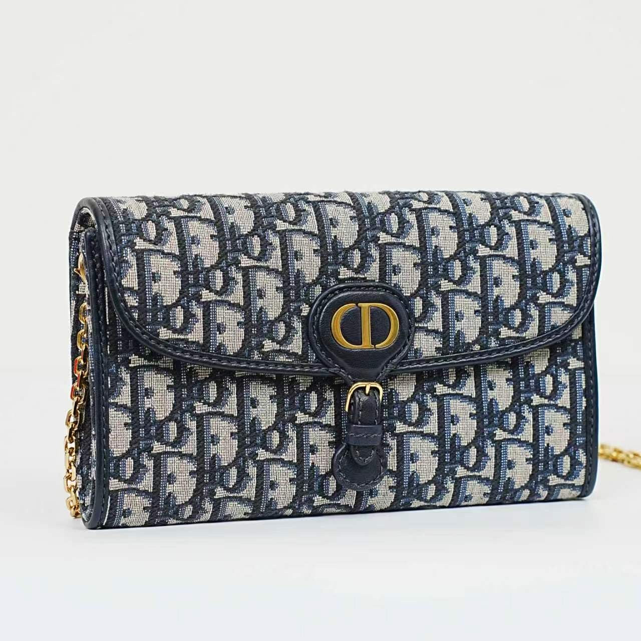 Dior - Bobby East-West - Cloth - Blue - (mini)