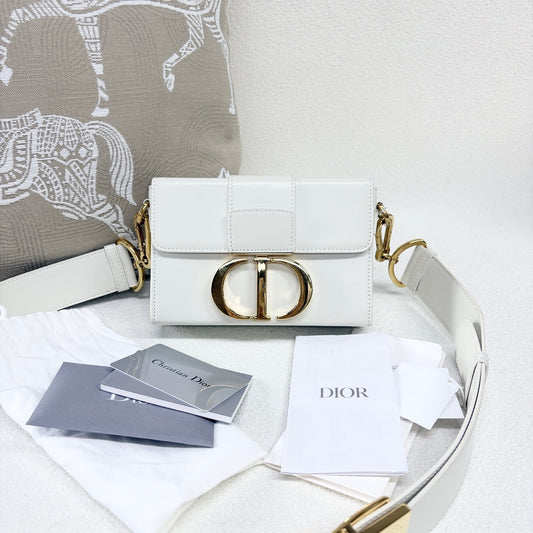 Dior - Bobby East-West - Leather - White - (mini)