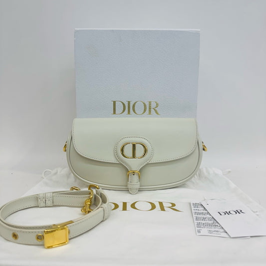 Dior - Bobby East-West - Leather - White - (mini)