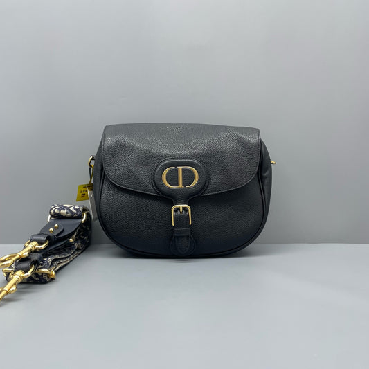 Dior - Bobby - Grained calfskin leather - Black - (medium)