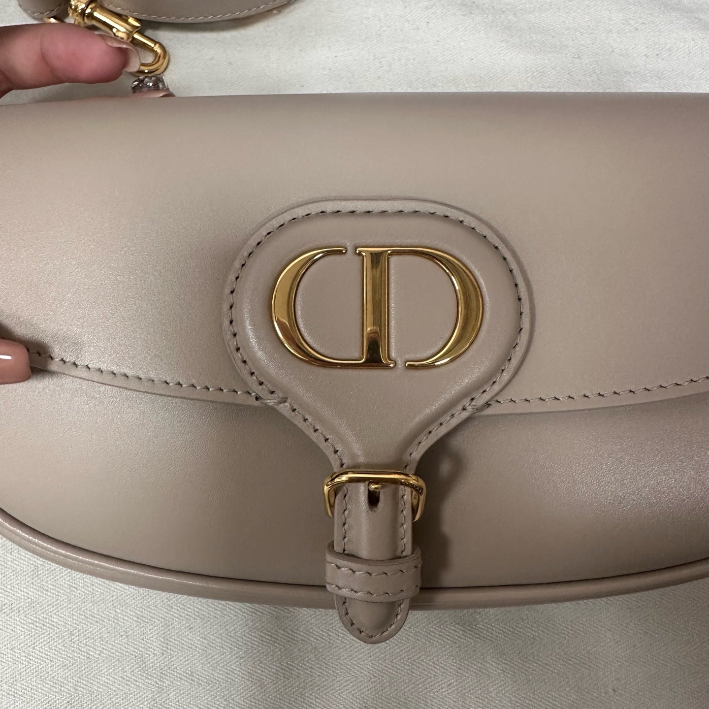 Dior - Bobby - Leather - Beige - (small)