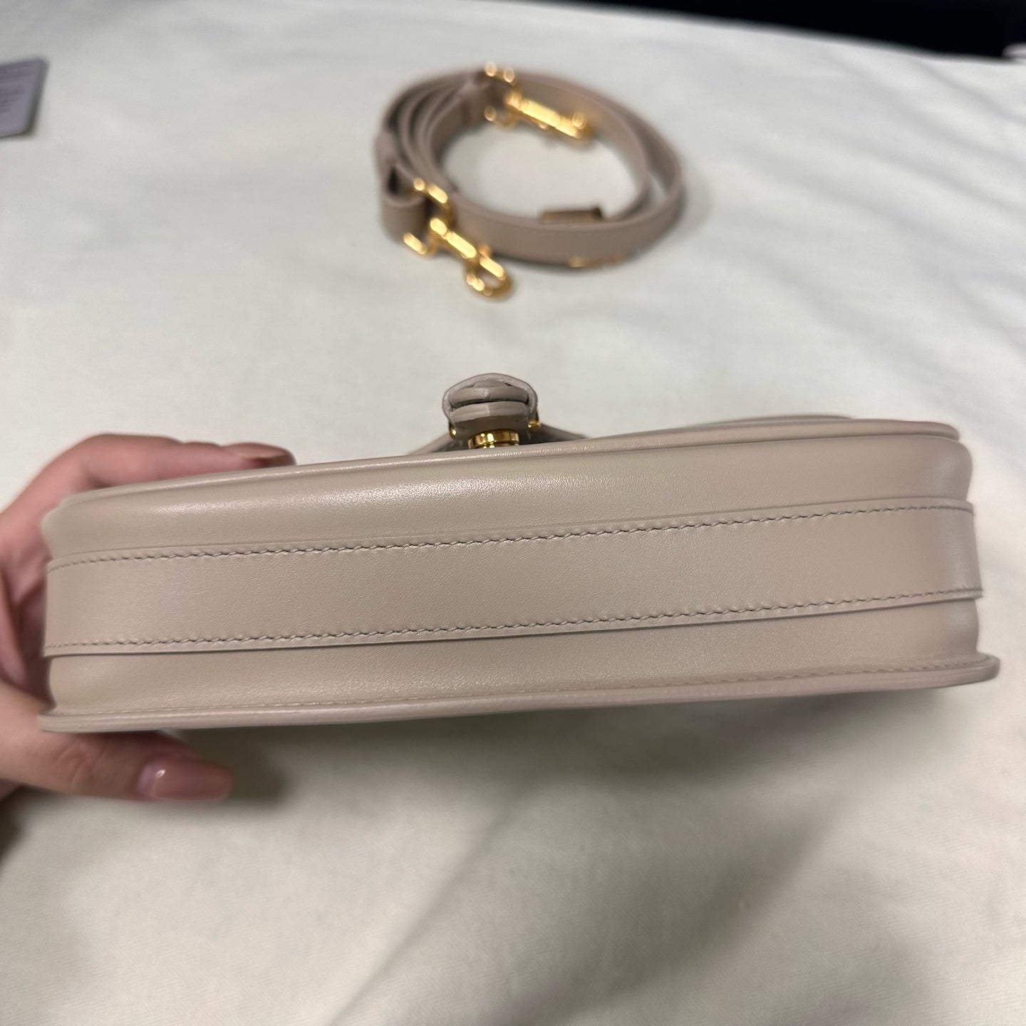 Dior - Bobby - Leather - Beige - (small)