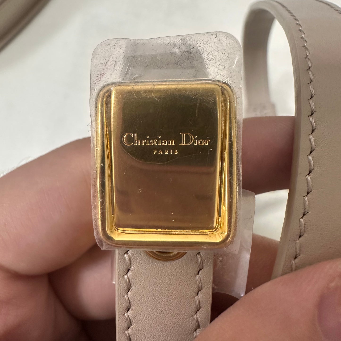 Dior - Bobby - Leather - Beige - (small)