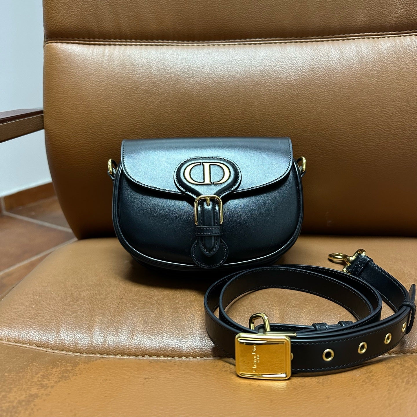 Dior - Bobby - Leather - Black - (Small)