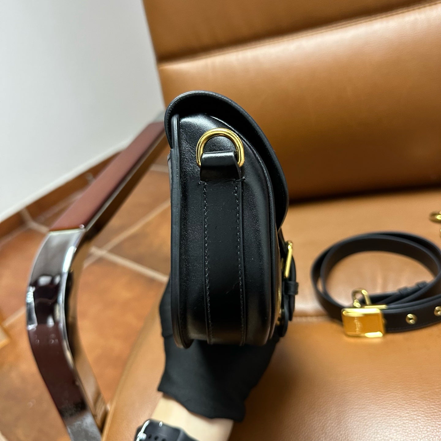 Dior - Bobby - Leather - Black - (Small)