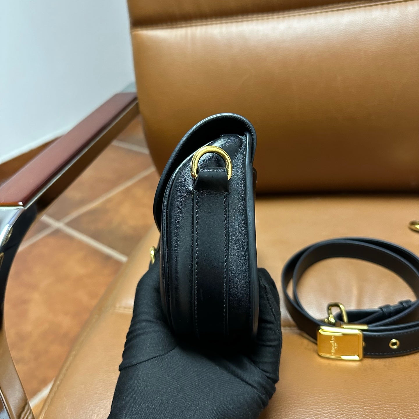 Dior - Bobby - Leather - Black - (Small)