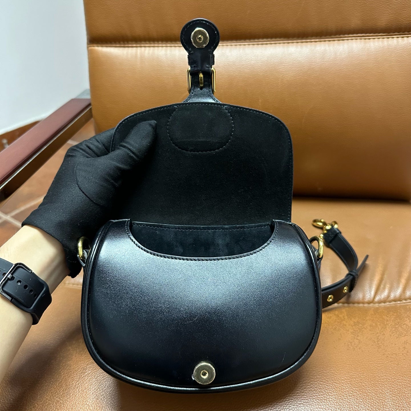 Dior - Bobby - Leather - Black - (Small)
