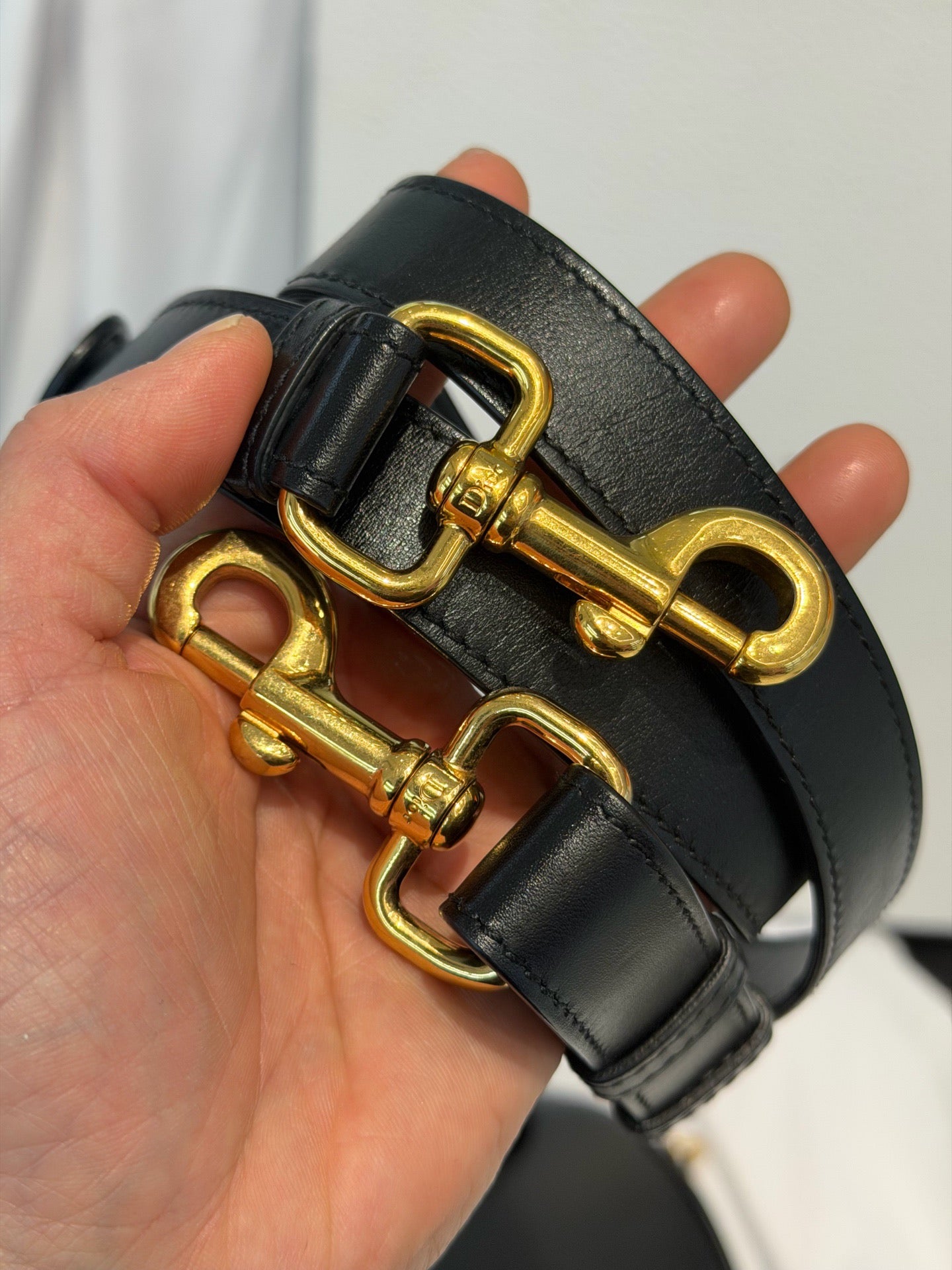 Dior - Bobby - Leather - Black - (small)
