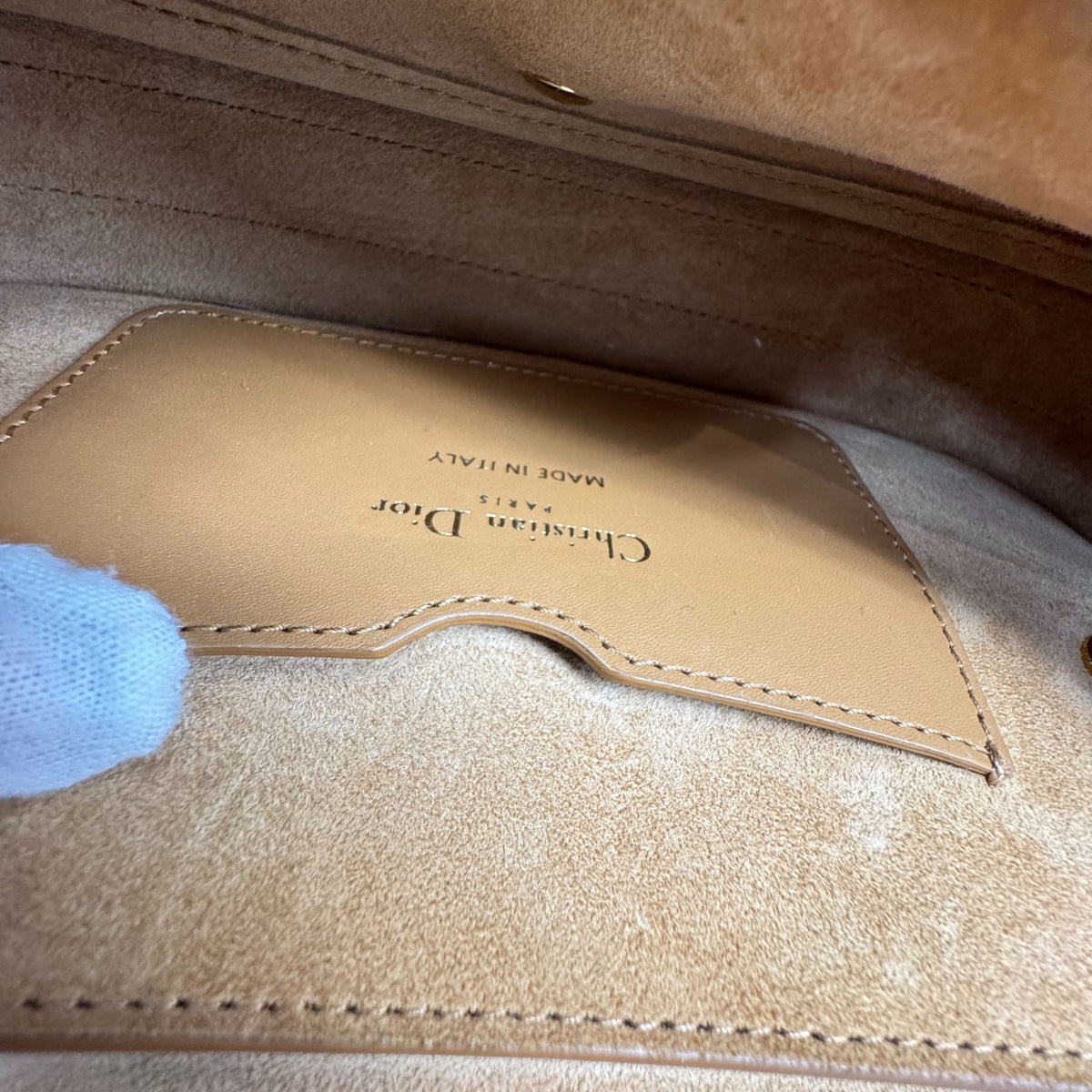 Dior - Bobby - Leather - Camel - (small)