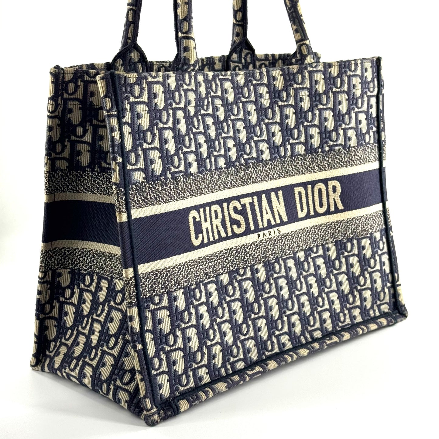 Dior - Book Tote - Cloth - Blue