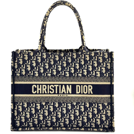 Dior - Book Tote - Cloth - Blue