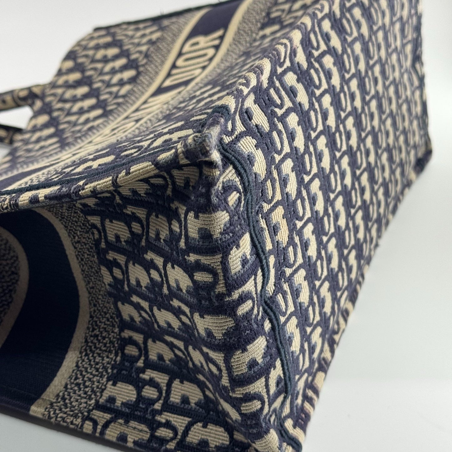 Dior - Book Tote - Cloth - Blue