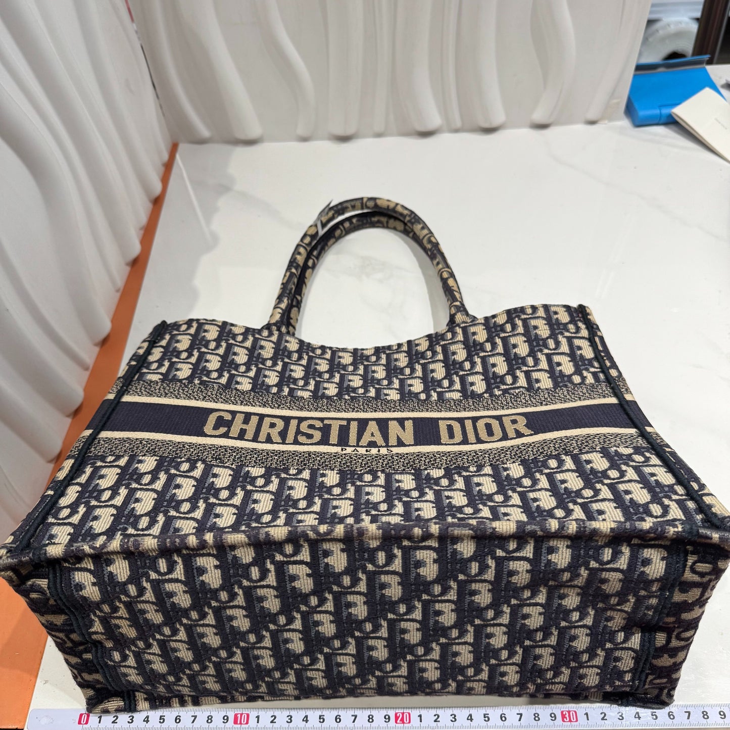 Dior - Book Tote - Cloth - Blue