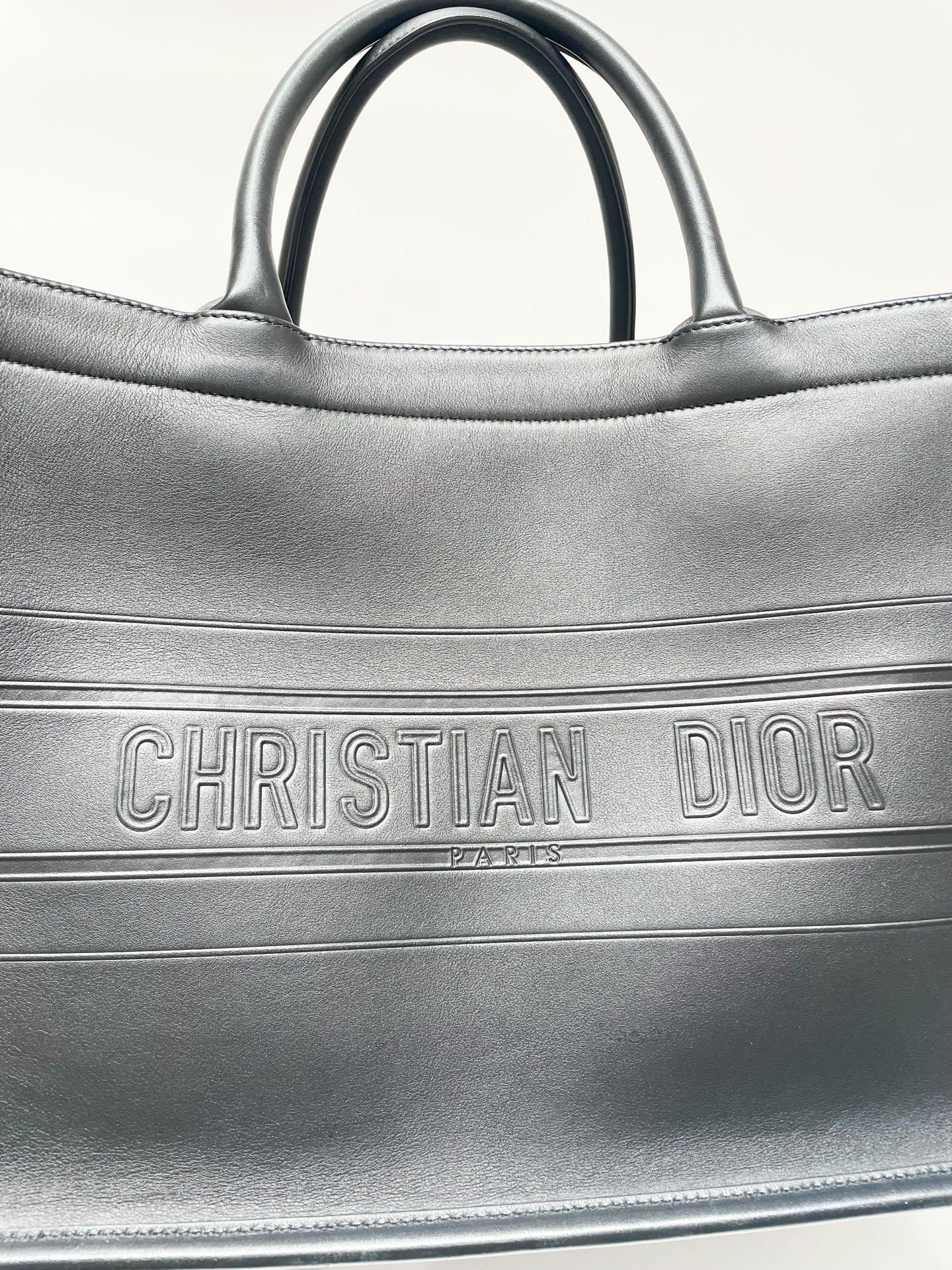 Dior - Book Tote - Calfskin - Black - (medium)