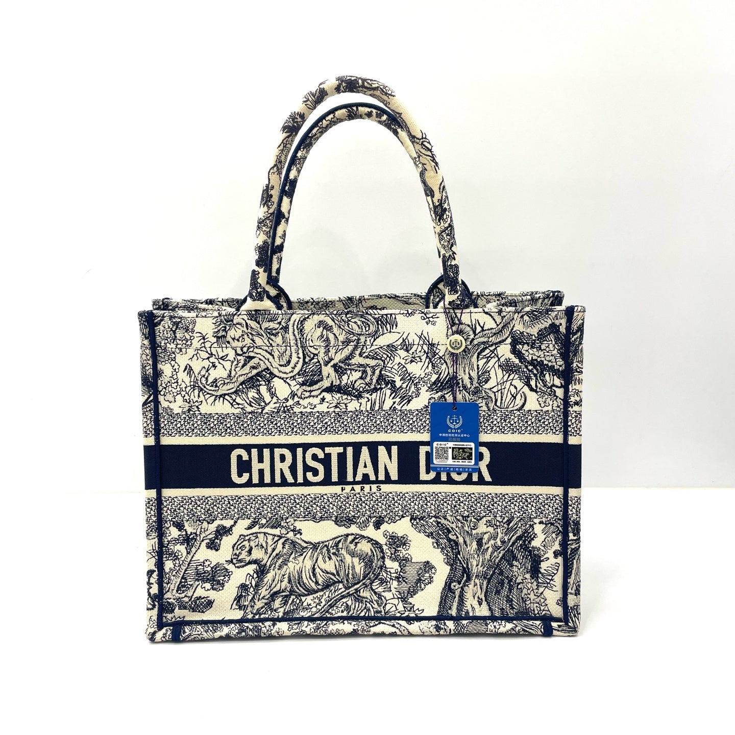 Dior - Book Tote - Cloth - Beige - (Medium)