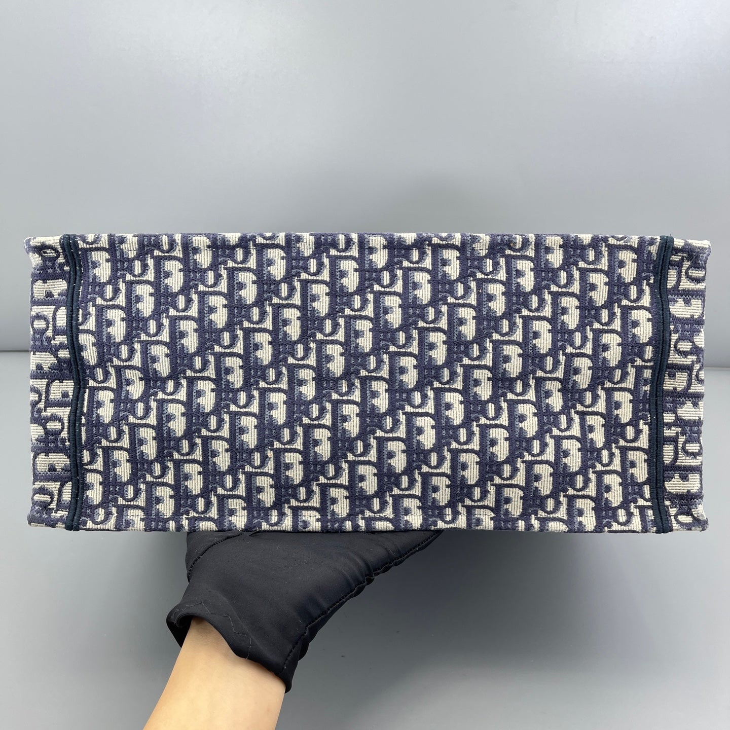 Dior - Book Tote - Cloth - Blue - (large)