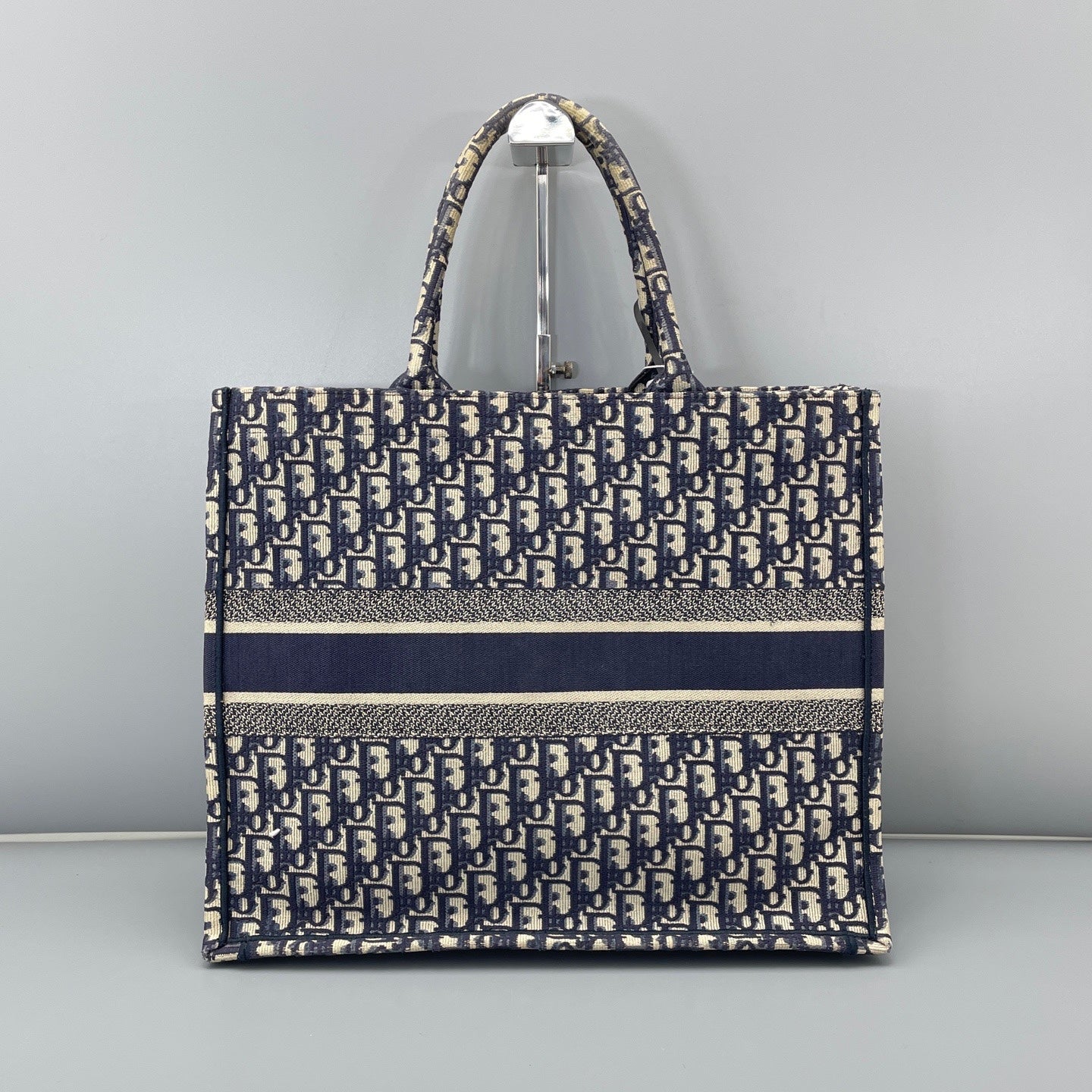 Dior - Book Tote - Cloth - Blue - (large)