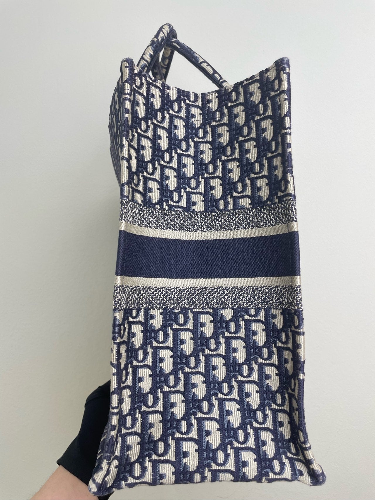 Dior - Book Tote - Cloth - Blue - (large)